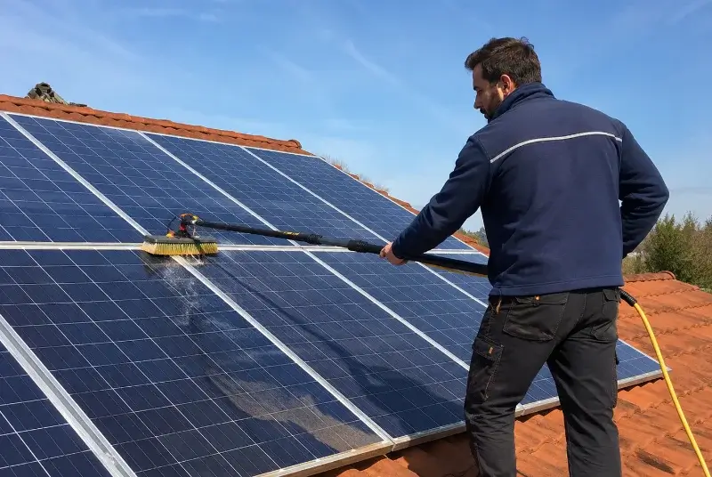 Nettoyage et entretien de panneaux solaires à Lauret