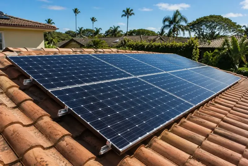 Installation de panneaux solaires à Lauret